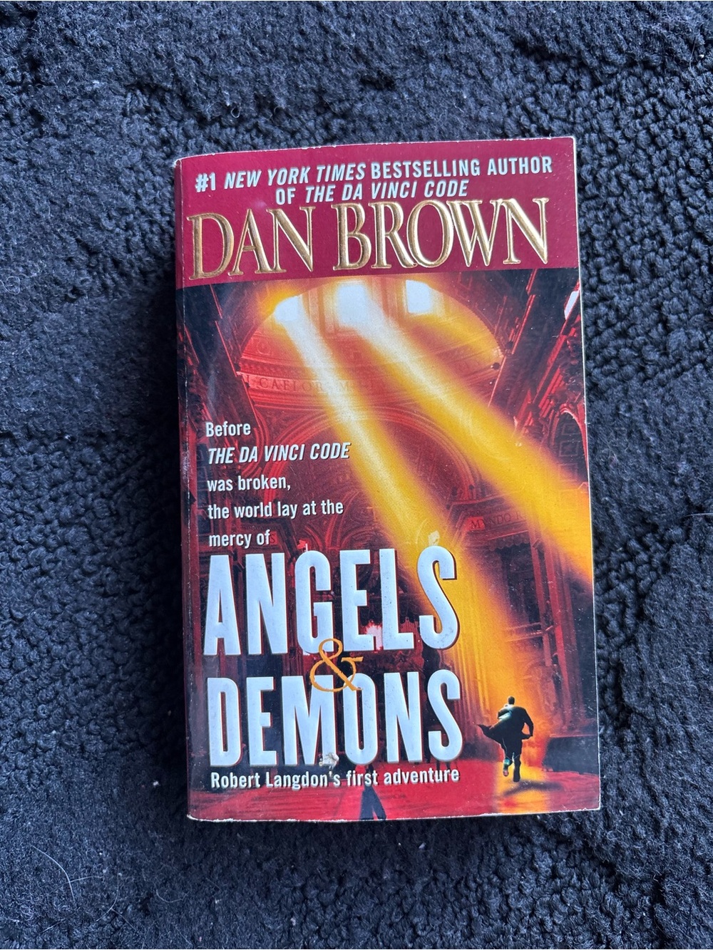 Angels & Demons by Dan Brown Paperback Robert Langdon Thriller Simon & Schuster